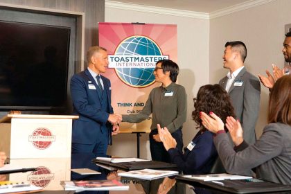 SPEAKING UP: Toastmasters has changed lives around the world.
