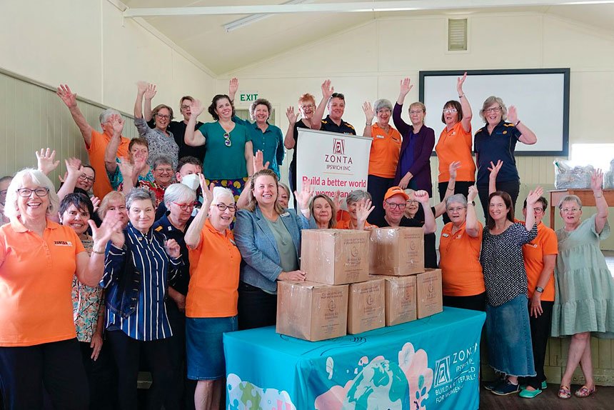 STANDING UNITED: Zonta Ipswich continues its advocacy for positive change.