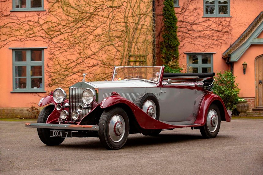 The 1933 Rolls-Royce Phantom II Continental.