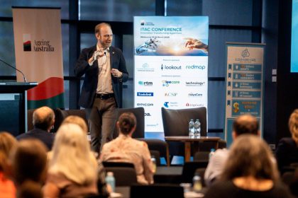 CEO Tom Symondson speaking at Ageing Australia’s recent ITAC conference in Melbourne.