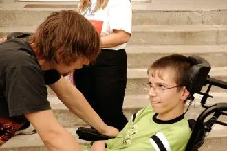 EXHAUSTING: Disabled students face a daily battle.