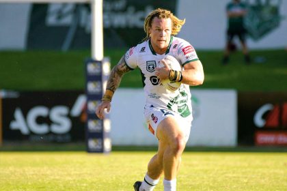 FULL FOCUS: Blake Lenehan strides out for the Jets. PHOTO: Chris Lenehan photography