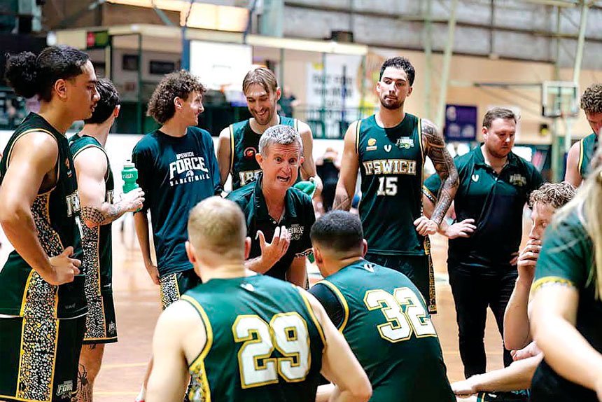 The Ipswich Force men’s team dominated Moreton Bay Suns.