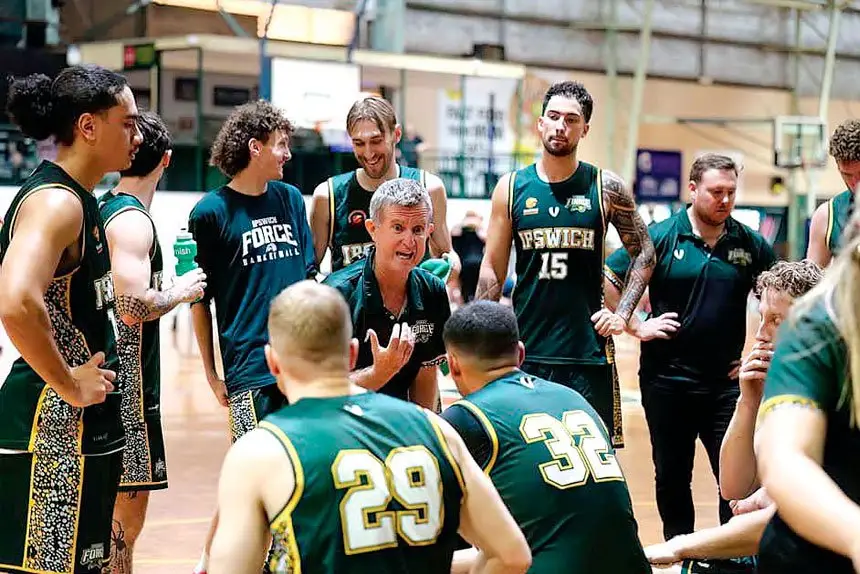 The Ipswich Force men’s team dominated Moreton Bay Suns.