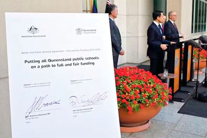 KEY AGREEMENT: Deal being hailed as a major win for public education.