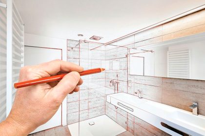 Trending bathroom colours are heading in a calming, earthy direction.