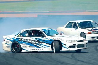 There was plenty of action for the many fans on and off the track.