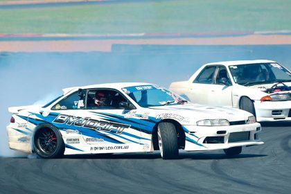 There was plenty of action for the many fans on and off the track.