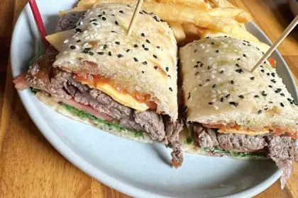 SAUCY DISCOVERY: The Witch Hotel’s steak burger.