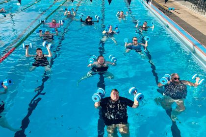 SOCIAL HUB: Locals say the pool encourages a real sense of community.