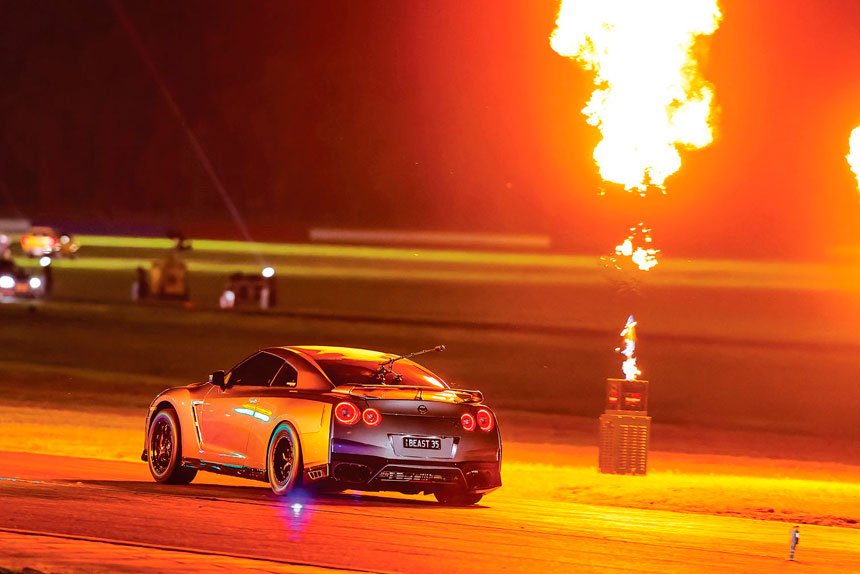 BEAST MODE: The 1500+ horsepower Nissan R35 GT-R.