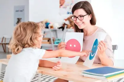 FOCUS ON POSITIVE: Caregivers should reflect on and discuss their child’s positive qualities with clinicians.