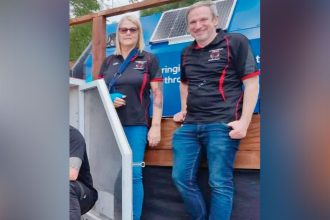 Goodna Street Life Founder Helen Youngberry and Helen’s Haven Co-Founder Steven Purcell.