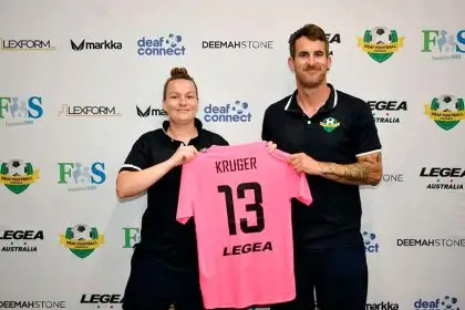 Justeen Kruger is determined to raise awareness and promote inclusivity for deaf players.