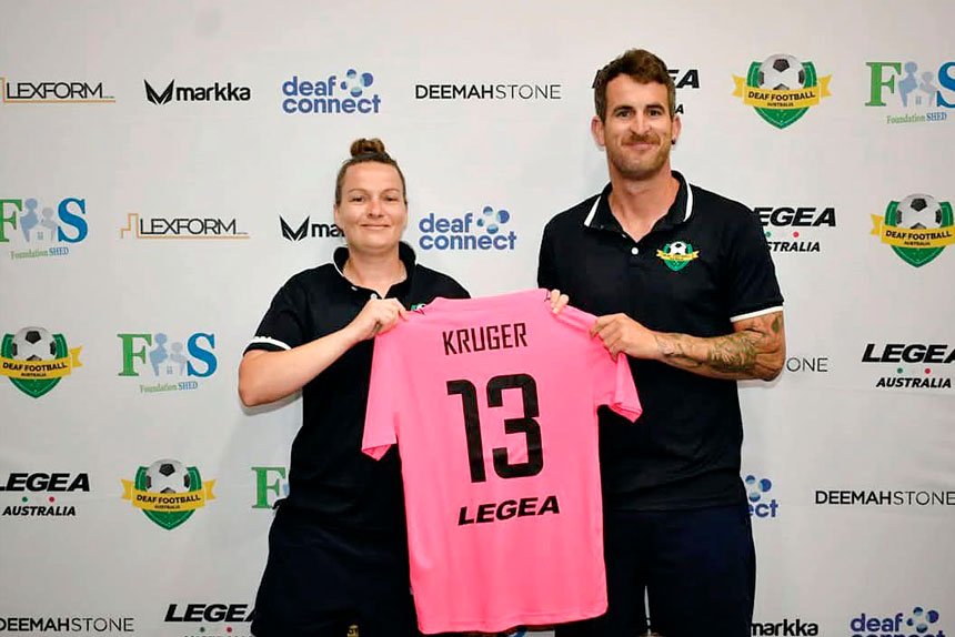 Justeen Kruger is determined to raise awareness and promote inclusivity for deaf players.
