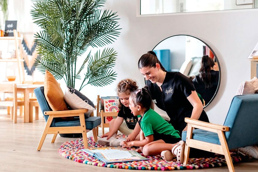 EXCITING VARIETY: Children are involved in stimulating learning programs.