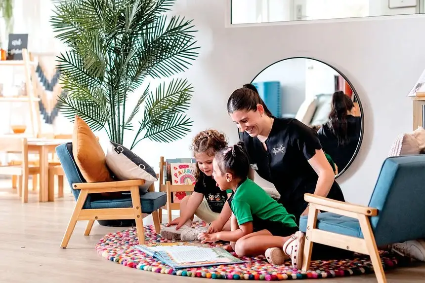 EXCITING VARIETY: Children are involved in stimulating learning programs.