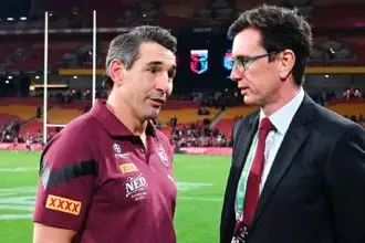MIGHTY MAROONS: Billy Slater and Ben Ikin know the strengths of the region.