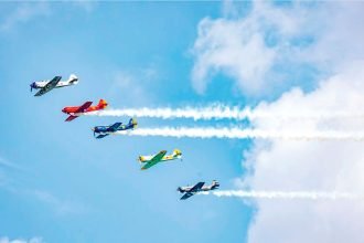 SKY HIGH: There will be action aplenty at this weekend’s festival.