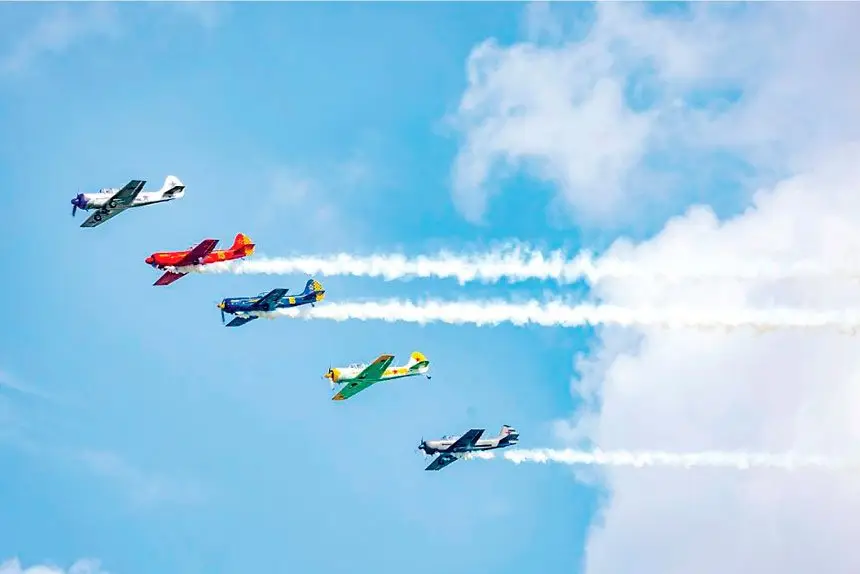 SKY HIGH: There will be action aplenty at this weekend’s festival.