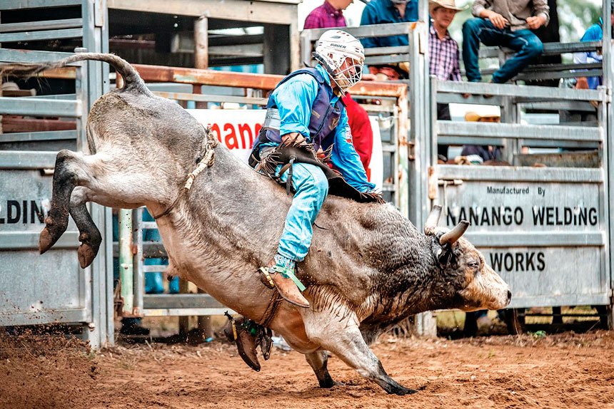 RIDING HIGH: Brendon Denton has his sights set on a world title.