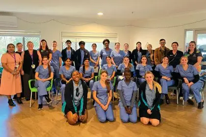 SPECIAL VISIT: Feedback from the students and their teachers was overwhelmingly positive.