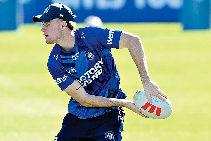 Lachlan Galvin was the recent focus of media attention for his mid-season move from the Tigers to the Bulldogs. PHOTO: AAP Image/Dan Himbrechts