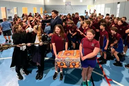 AIMING TO INSPIRE: The Parliament in Schools Program is educating the next generation of voters and leaders.