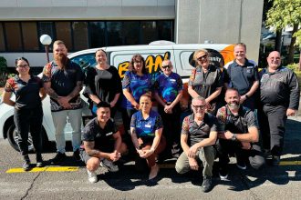 TEAM EFFORT: Bean on the Move is a mobile meeting place.