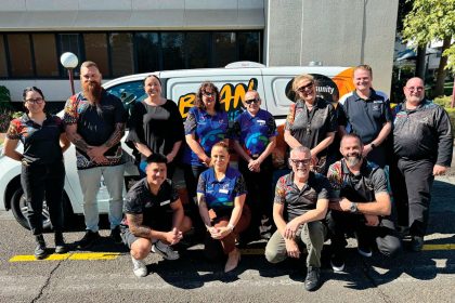 TEAM EFFORT: Bean on the Move is a mobile meeting place.