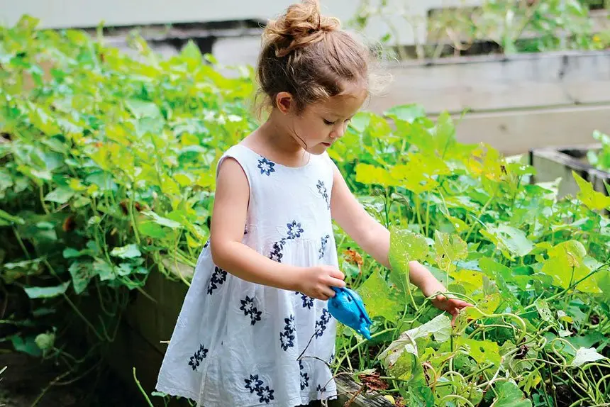 LEARNING YOUNG: It’s never too early to start gardening.
