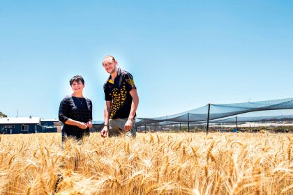 LEADING THE WAY: Professor Bernadette McCabe and Dr Peter Harris.
