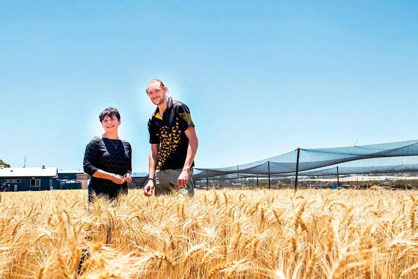 LEADING THE WAY: Professor Bernadette McCabe and Dr Peter Harris.
