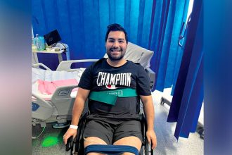 STAYING POSITIVE: Drue Dakuna will not give up.