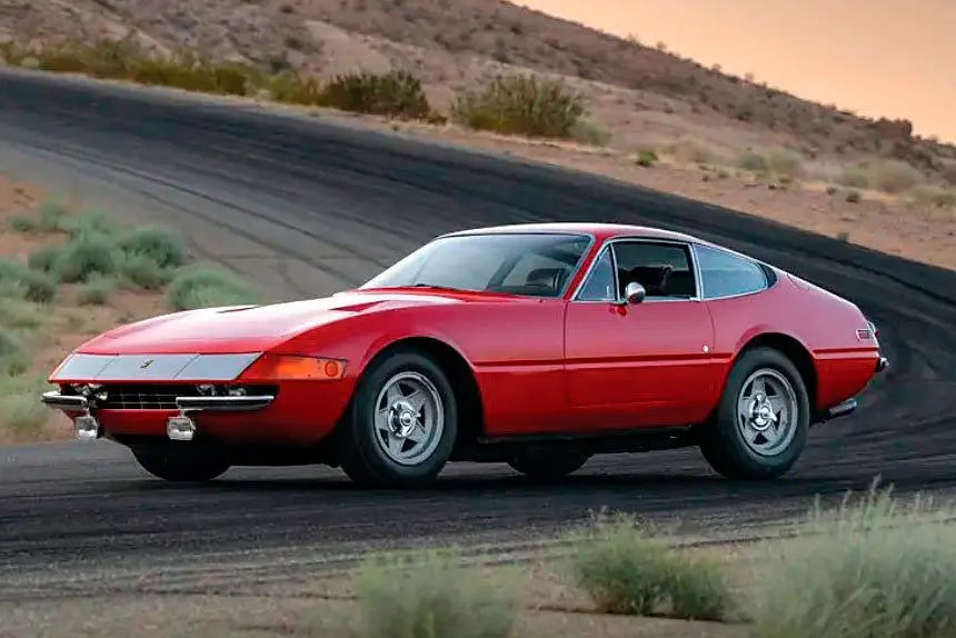 The 1972 Ferrari 365 GTB/4 Daytona Berlinetta by Scaglietti.