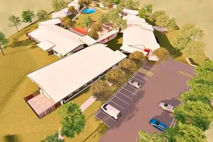 CONTROVERSIAL: An artist’s impression of how the Raceview facility will look.