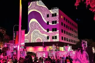 Buildings throughout the city will be illuminated during the SPARK Festival.
