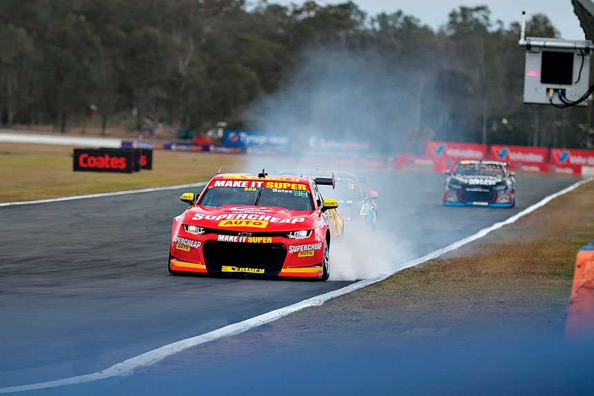 Action on the track was non-stop and high-octane.