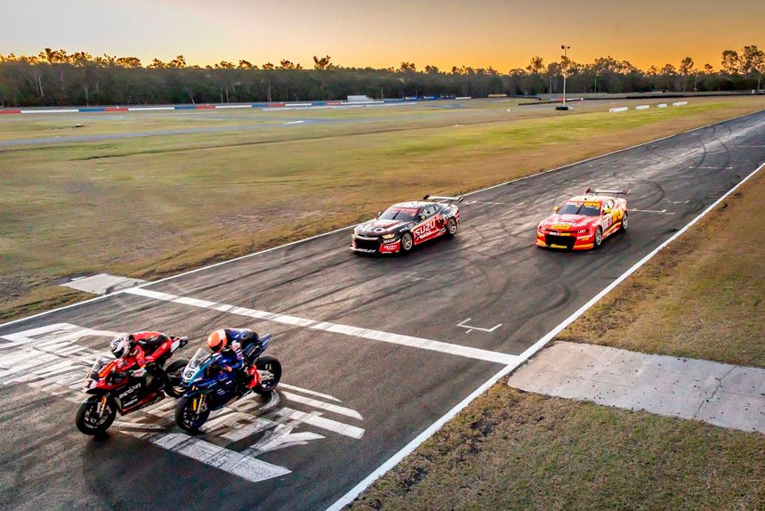 Superbikes and Supercars will light up the track at the Queensland Raceway this weekend.