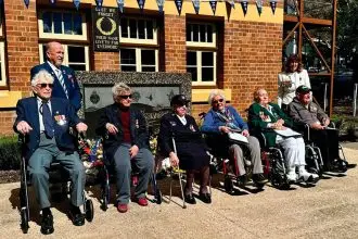 Ipswich veterans were honoured during services at Soldiers Memorial Hall and Milford Grange.