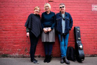 Amanda Brown, Lindy Morrison and John Willsteed reunite to perform The Go-Betweens’ 16 Lovers Lane. Photo: Lazlo Evenhuis