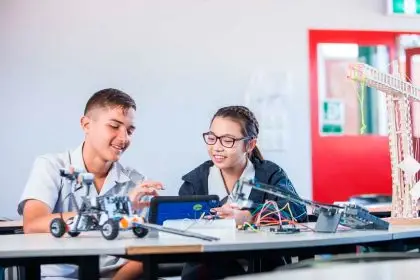 INNOVATIVE PROGRAMS: Students have the chance to explore cutting-edge technologies.