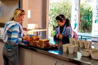 BRAIN FOOD: A good breakfast gets students off to a winning start to their day.