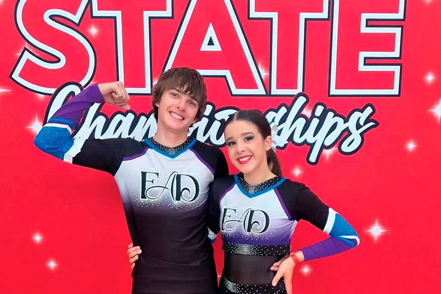 SIBLING STARS: Tayen Ray and Bella Maree Green.