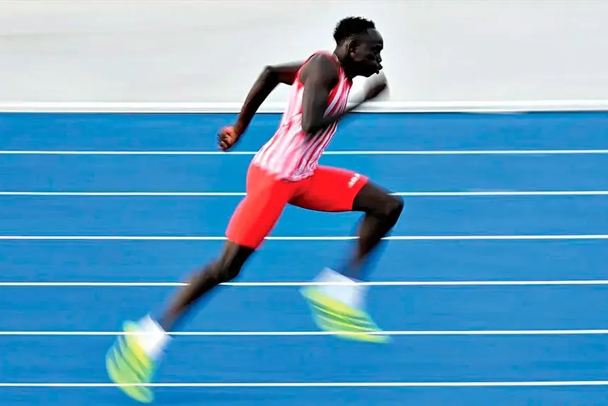 SCHOOL’S OUT: Gout Gout ended his career in the Ipswich Grammar School colours with a victory.