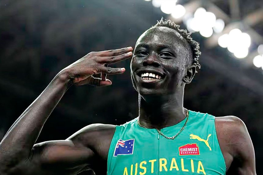 BRISBANE BOUND: Gout Gout aims for the 2032 Games.