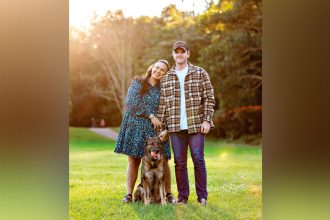 GREAT START: Young Ipswich couple Becky and Darcy Clark are delighted to be homeowners.