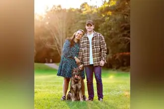 GREAT START: Young Ipswich couple Becky and Darcy Clark are delighted to be homeowners.