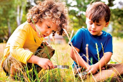 YOUNG HELPERS: The hunt is on for new species.