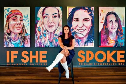 CELEBRATION OF HOPE: Rhiannon Hetherington spent a year gathering stories from women across Australia.